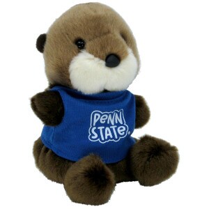 plush palm pals otter with Penn State t-shirt
